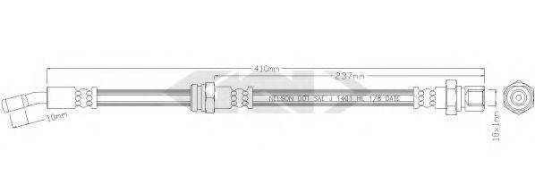 SPIDAN 339735 Гальмівний шланг