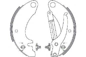 SPIDAN 30359 Комплект гальмівних колодок