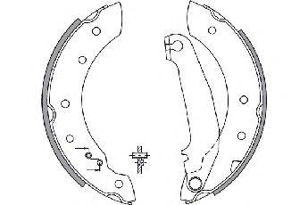 SPIDAN 30541 Комплект гальмівних колодок