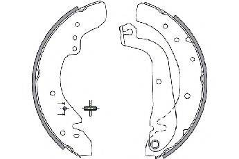 SPIDAN 33972 Комплект гальмівних колодок