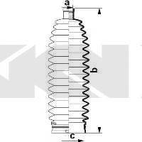 SPIDAN 84011 Пильовик, рульове управління