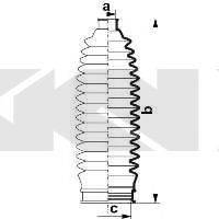 SPIDAN 84087 Пильовик, рульове управління