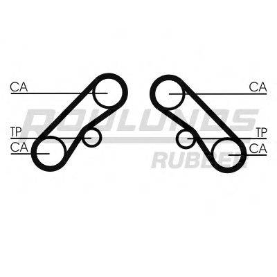 ROULUNDS RUBBER RR1070 Ремінь ГРМ