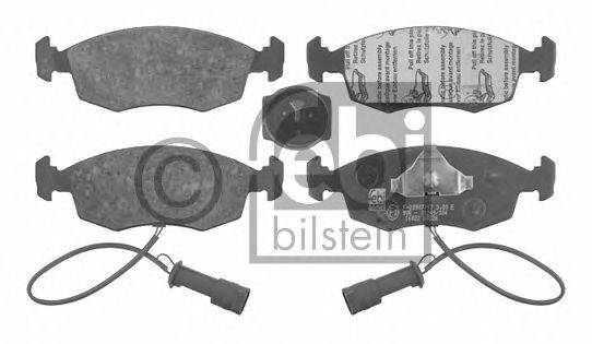 FEBI BILSTEIN 16022 Комплект гальмівних колодок, дискове гальмо