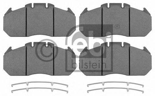 FEBI BILSTEIN 16565 Комплект гальмівних колодок, дискове гальмо