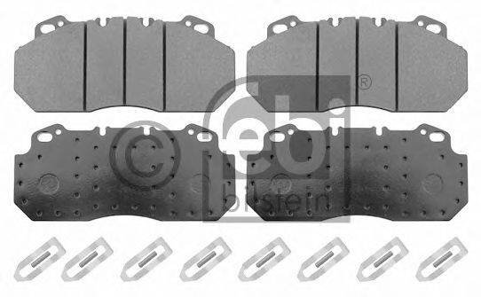 FEBI BILSTEIN 16574 Комплект гальмівних колодок, дискове гальмо