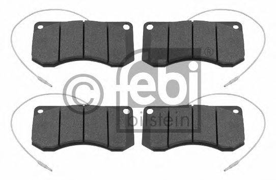 FEBI BILSTEIN 16609 Комплект гальмівних колодок, дискове гальмо