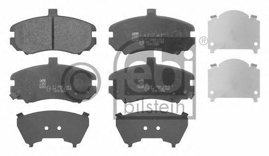 FEBI BILSTEIN 16700 Комплект гальмівних колодок, дискове гальмо