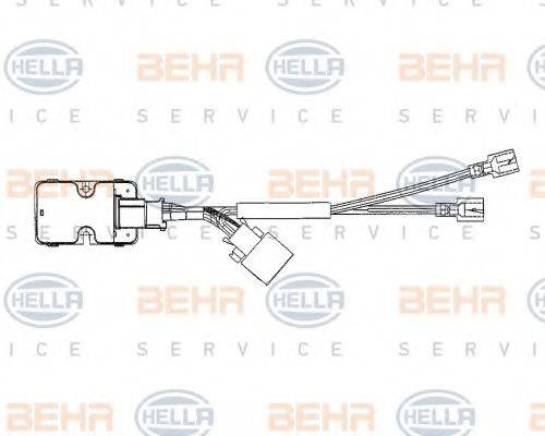 BEHR HELLA SERVICE 5HL351321021 Регулятор, вентилятор салону