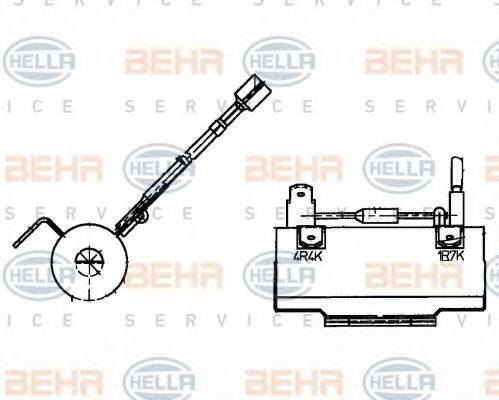 BEHR HELLA SERVICE 9ML351332171 Опір, вентилятор салону