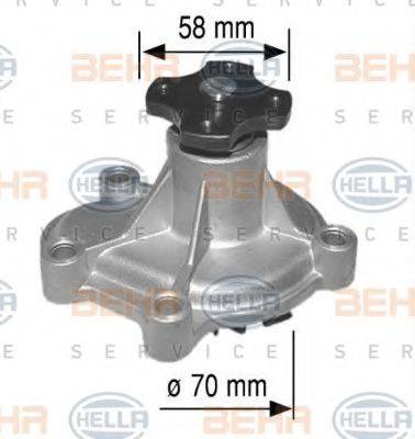 BEHR HELLA SERVICE 8MP376802174 Водяний насос