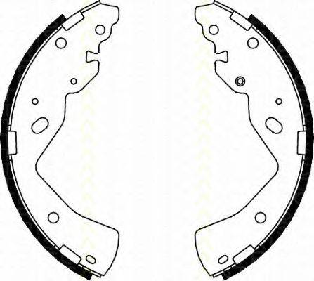 TRISCAN 810010018 Комплект гальмівних колодок