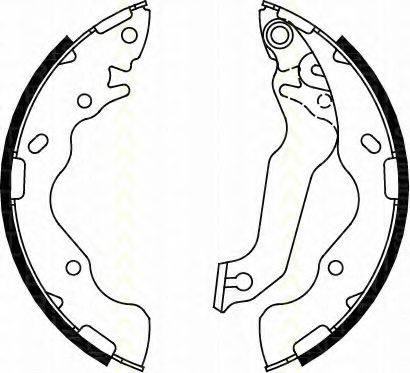 TRISCAN 810018009 Комплект гальмівних колодок