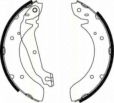 TRISCAN 810018013 Комплект гальмівних колодок