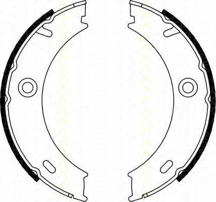 TRISCAN 810023025 Комплект гальмівних колодок, стоянкова гальмівна система