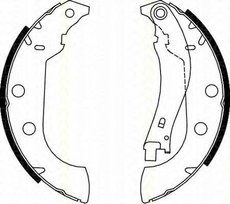 TRISCAN 810028642 Комплект гальмівних колодок