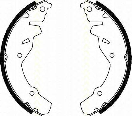 TRISCAN 810080002 Комплект гальмівних колодок