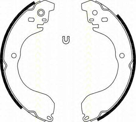 TRISCAN 810080017 Комплект гальмівних колодок