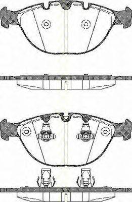 TRISCAN 811011011 Комплект гальмівних колодок, дискове гальмо