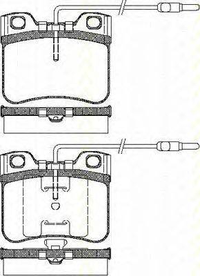 TRISCAN 811038932 Комплект гальмівних колодок, дискове гальмо