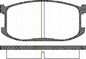 TRISCAN 811050060 Комплект гальмівних колодок, дискове гальмо
