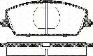 TRISCAN 811069009 Комплект гальмівних колодок, дискове гальмо