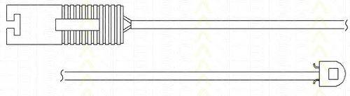 TRISCAN 811511009 Сигналізатор, знос гальмівних колодок