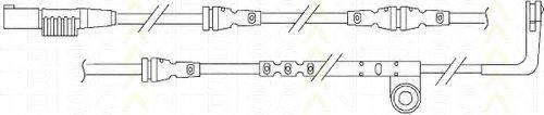 TRISCAN 811517017 Сигналізатор, знос гальмівних колодок
