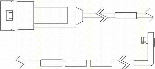 TRISCAN 811524010 Сигналізатор, знос гальмівних колодок