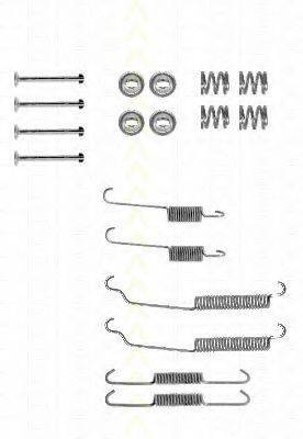 TRISCAN 8105102243 Комплектуючі, гальмівна колодка
