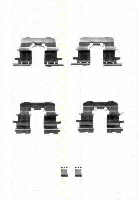 TRISCAN 8105131631 Комплектуючі, колодки дискового гальма