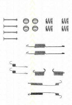 TRISCAN 8105162392 Комплектуючі, гальмівна колодка