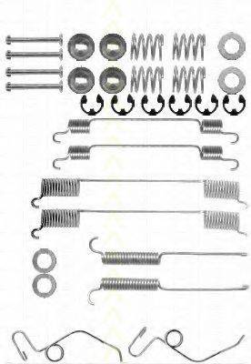 TRISCAN 8105162510 Комплектуючі, гальмівна колодка