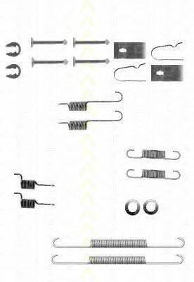 TRISCAN 8105182003 Комплектуючі, гальмівна колодка