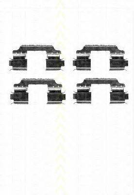 TRISCAN 8105231598 Комплектуючі, колодки дискового гальма
