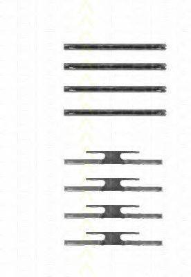 TRISCAN 8105241512 Комплектуючі, колодки дискового гальма