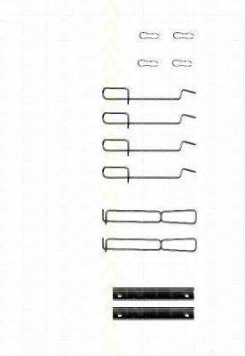 TRISCAN 8105251594 Комплектуючі, колодки дискового гальма