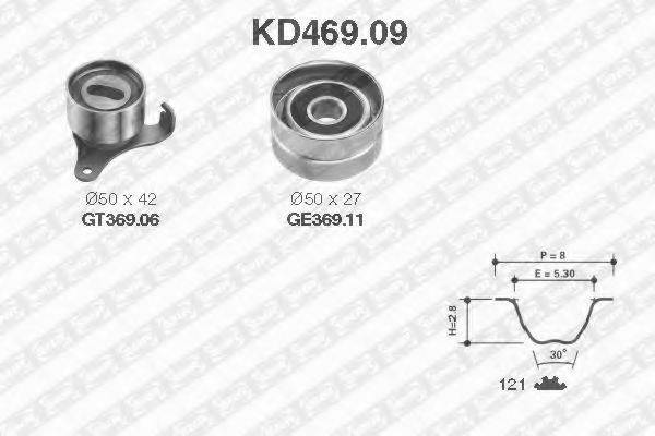 SNR KD46909 Комплект ременя ГРМ