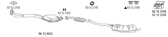 HJS BMW127 Система випуску ОГ