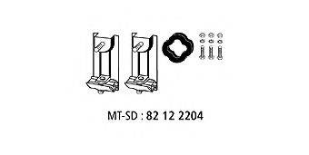 HJS 82122204 Монтажний комплект, система випуску