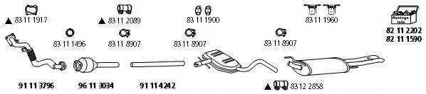 HJS VW725 Система випуску ОГ