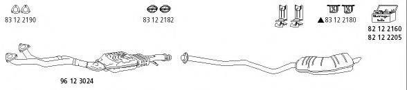 HJS BMW132 Система випуску ОГ