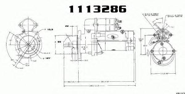 DELCO REMY 1113286 Стартер