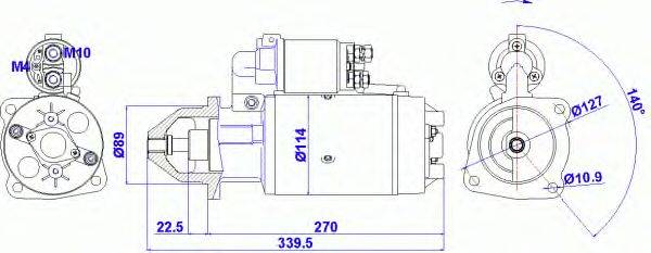 DELCO REMY 19024265 Стартер