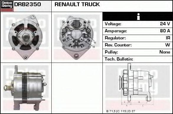 DELCO REMY DRB2350 Генератор