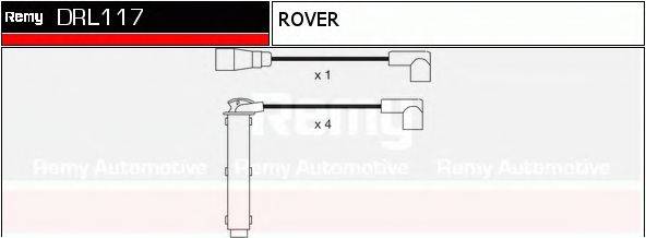 DELCO REMY DRL117 Комплект дротів запалювання