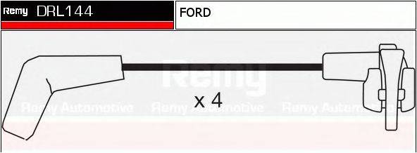 DELCO REMY DRL144 Комплект дротів запалювання