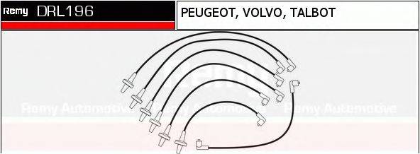 DELCO REMY DRL196 Комплект дротів запалювання