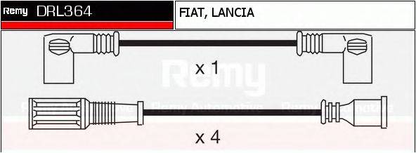 DELCO REMY DRL364 Комплект дротів запалювання