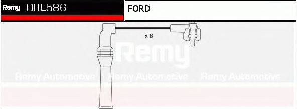 DELCO REMY DRL586 Комплект дротів запалювання